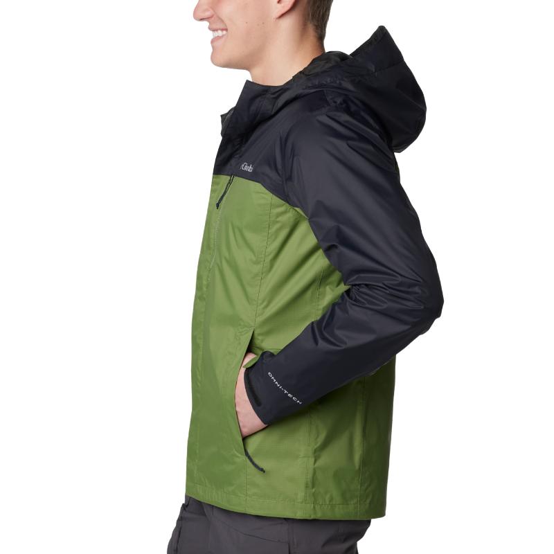 Columbia Men&#39;s Pouring Adventure II Jacket Canteen / Black - Booley Galway