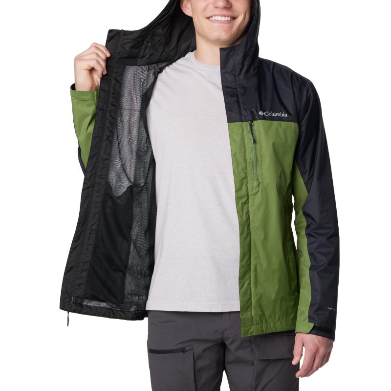 Columbia Men&#39;s Pouring Adventure II Jacket Canteen / Black - Booley Galway