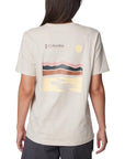 Columbia Women's Boundless Beauty S/S Tee Dark Stone / Heritage - Booley Galway