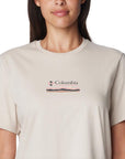 Columbia Women's Boundless Beauty S/S Tee Dark Stone / Heritage - Booley Galway