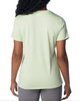 Columbia Women's Columbia Hike S/S V Neck Sage Leaf Heather - Booley Galway