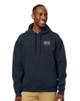 Unisex Retro Built For The Wild Hoodie - Navy