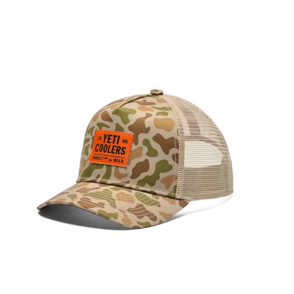 Yeti Coolers Camo Trucker Hat - Brown Camo