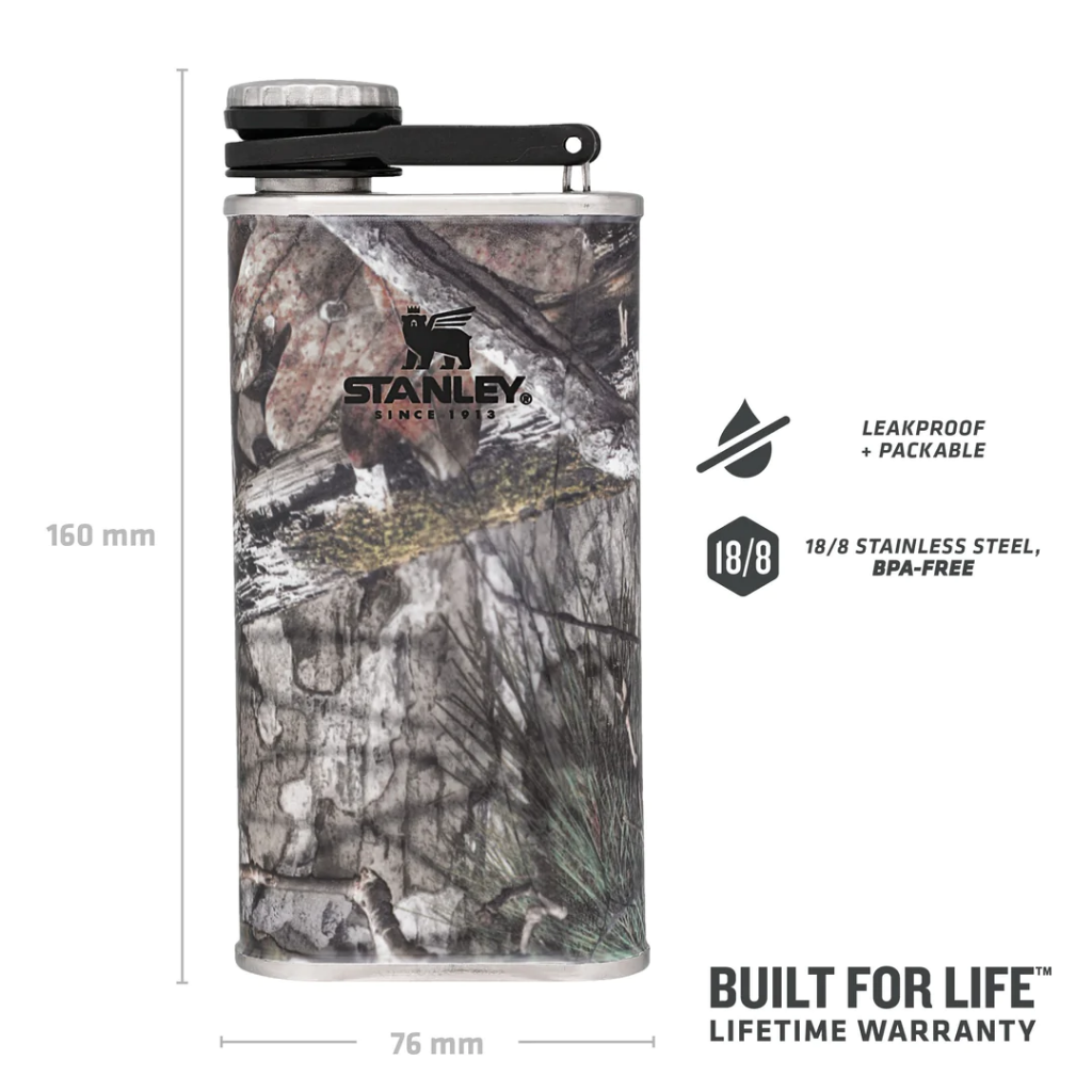 Stanley Classic Easy-Fill Wide Mouth Flask 230 ml Country DNA / Mossy Oak - Booley Galway