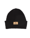 Cork Patch Beanie - Meteorite Black