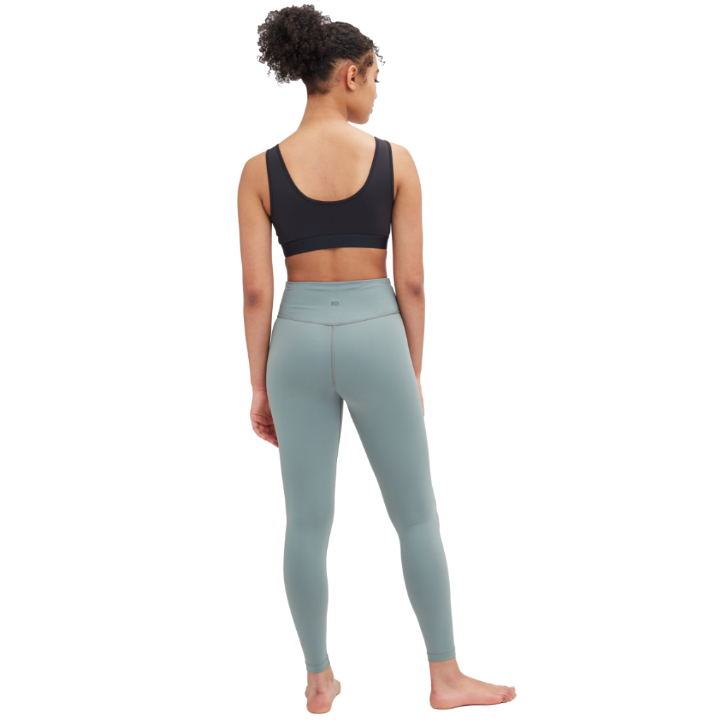 Tentree Women&#39;s InMotion High Rise Legging Agave Green - Booley Galway