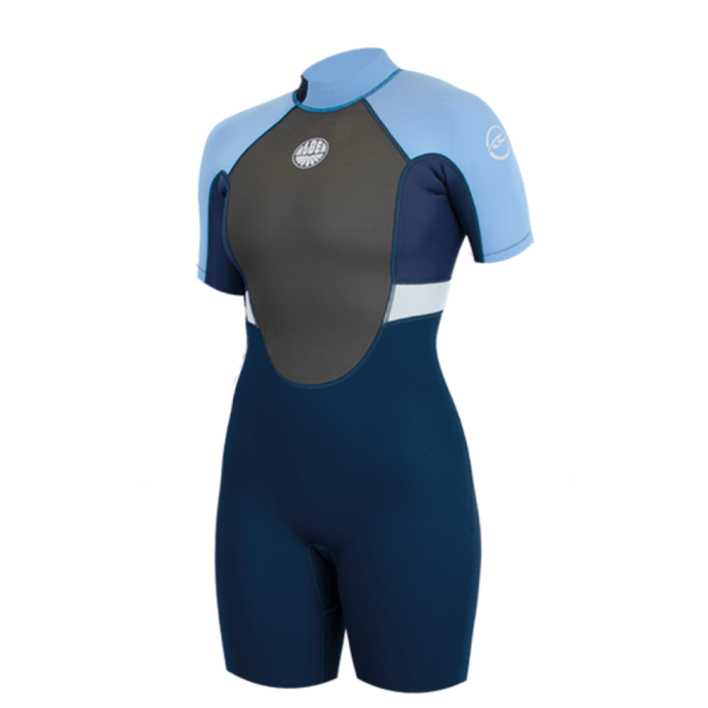 Women's Impact Shortie 3/2 Back Zip - Graphite / Faeince Blue / Glacier
