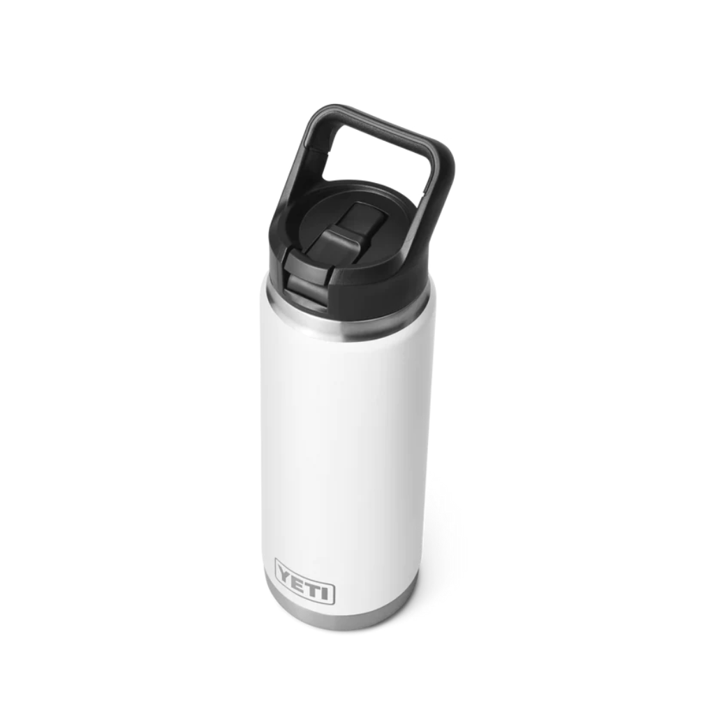 Yeti Rambler 26 oz Straw Cap Bottle White - Booley Galway