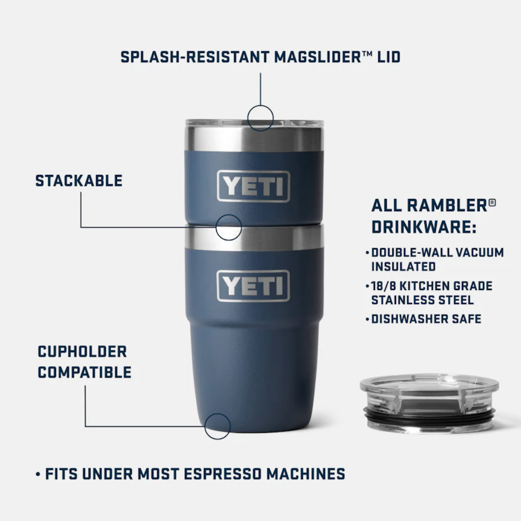 Rambler 8 oz MagSlider Stackable Cup - Sea Foam