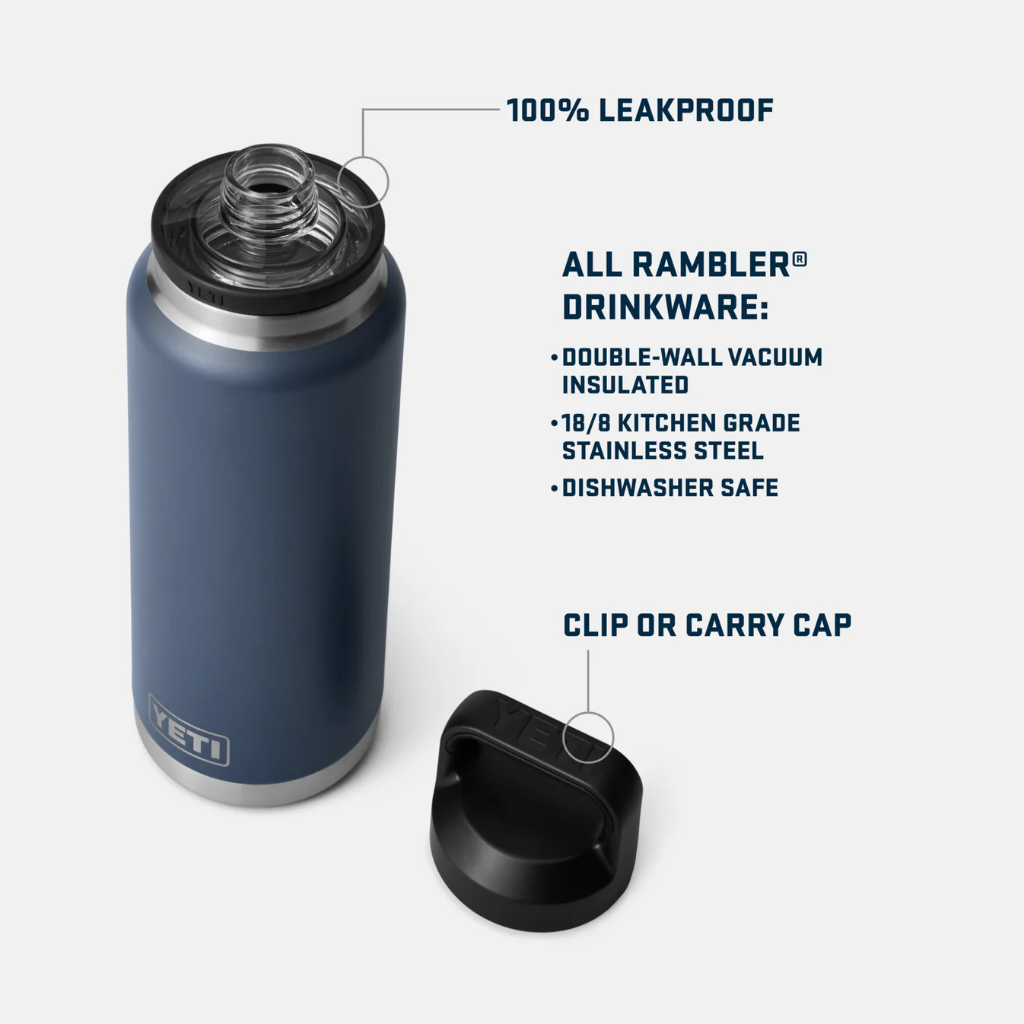 Yeti Rambler 36 oz Chug Cap Bottle - Booley Galway