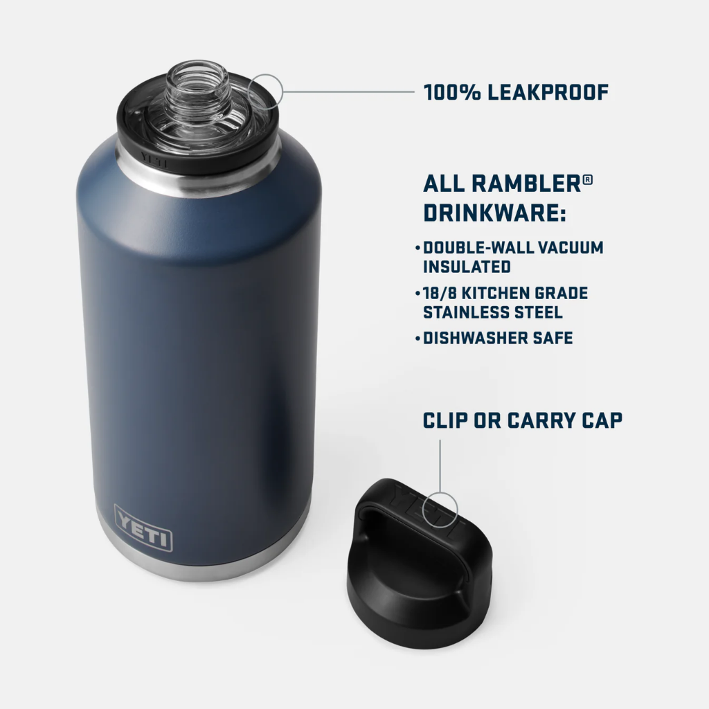 YETI Rambler 64 oz Chug Cap Bottle - Booley Galway