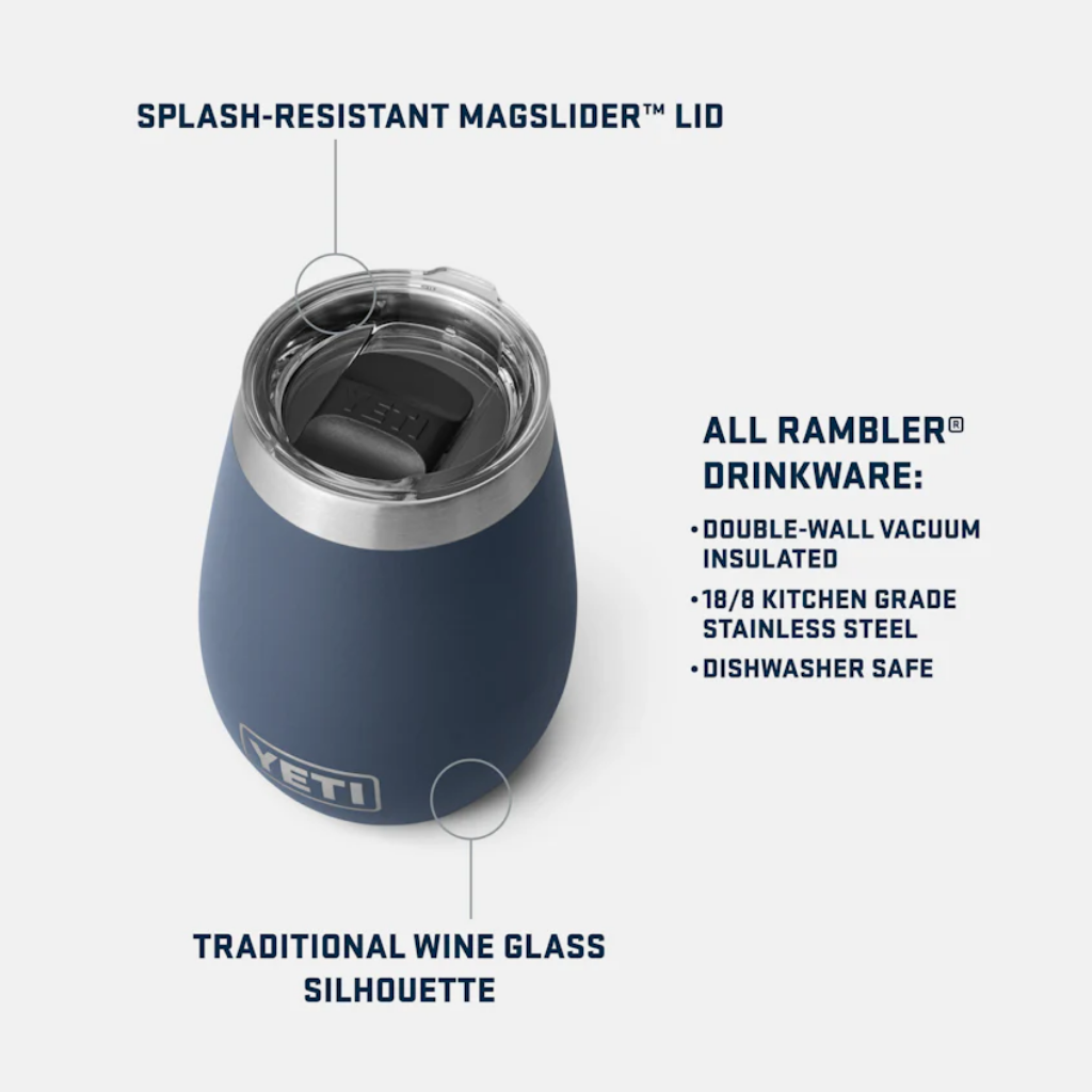 Rambler 10 oz MagSlider Wine Tumbler