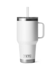 Yeti Rambler 35oz Straw Mug White - Booley Galway