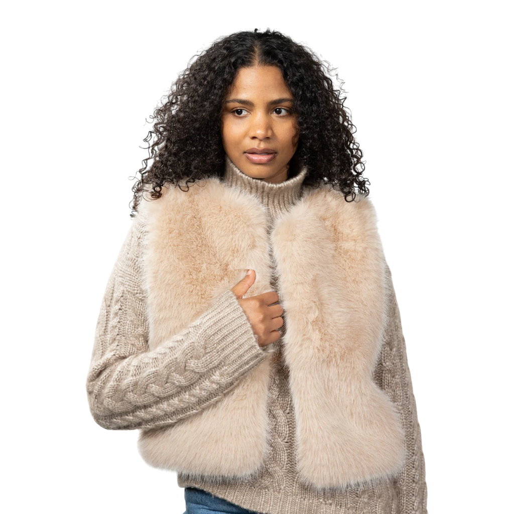 Annaliese Gilet - Cream
