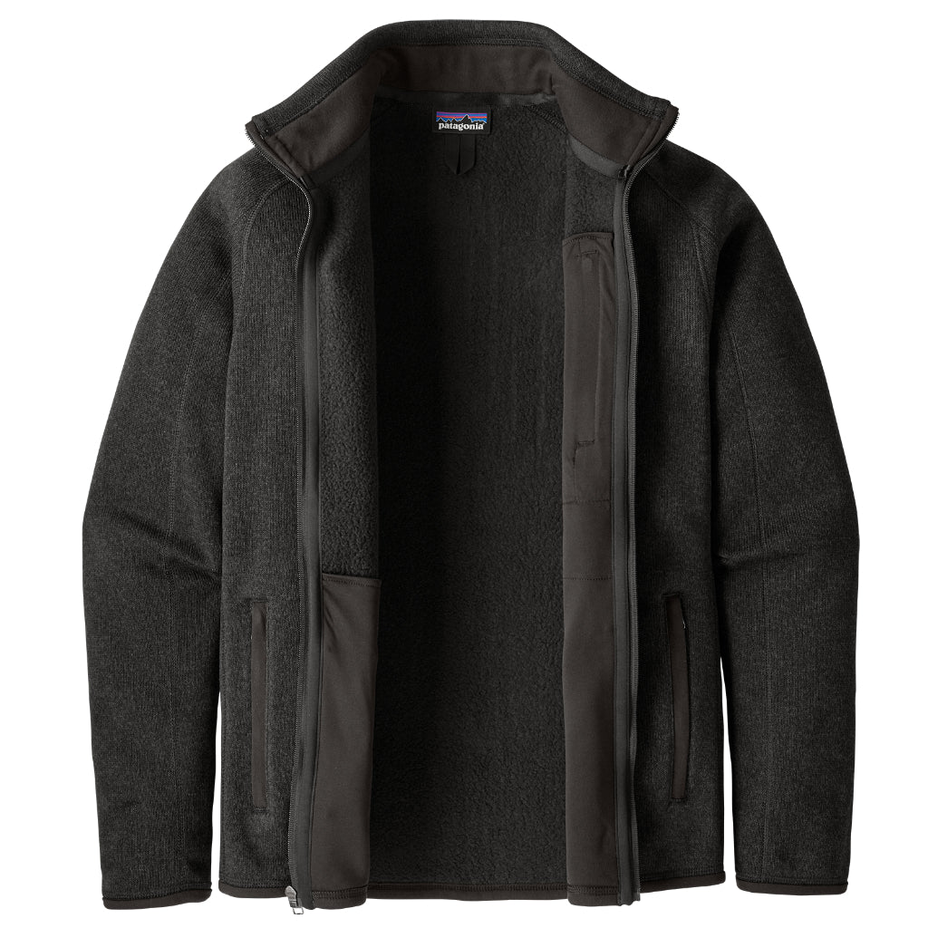 Patagonia Men&#39;s Better Sweater Jacket Black - Booley Galway