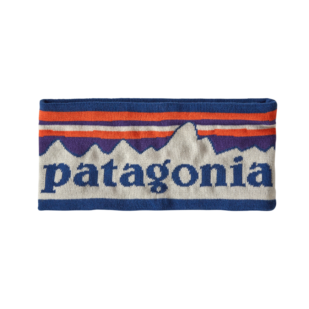 Patagonia Powder Town Headband Fitz Roy Sunrise Knit / Birch White - Booley Galway