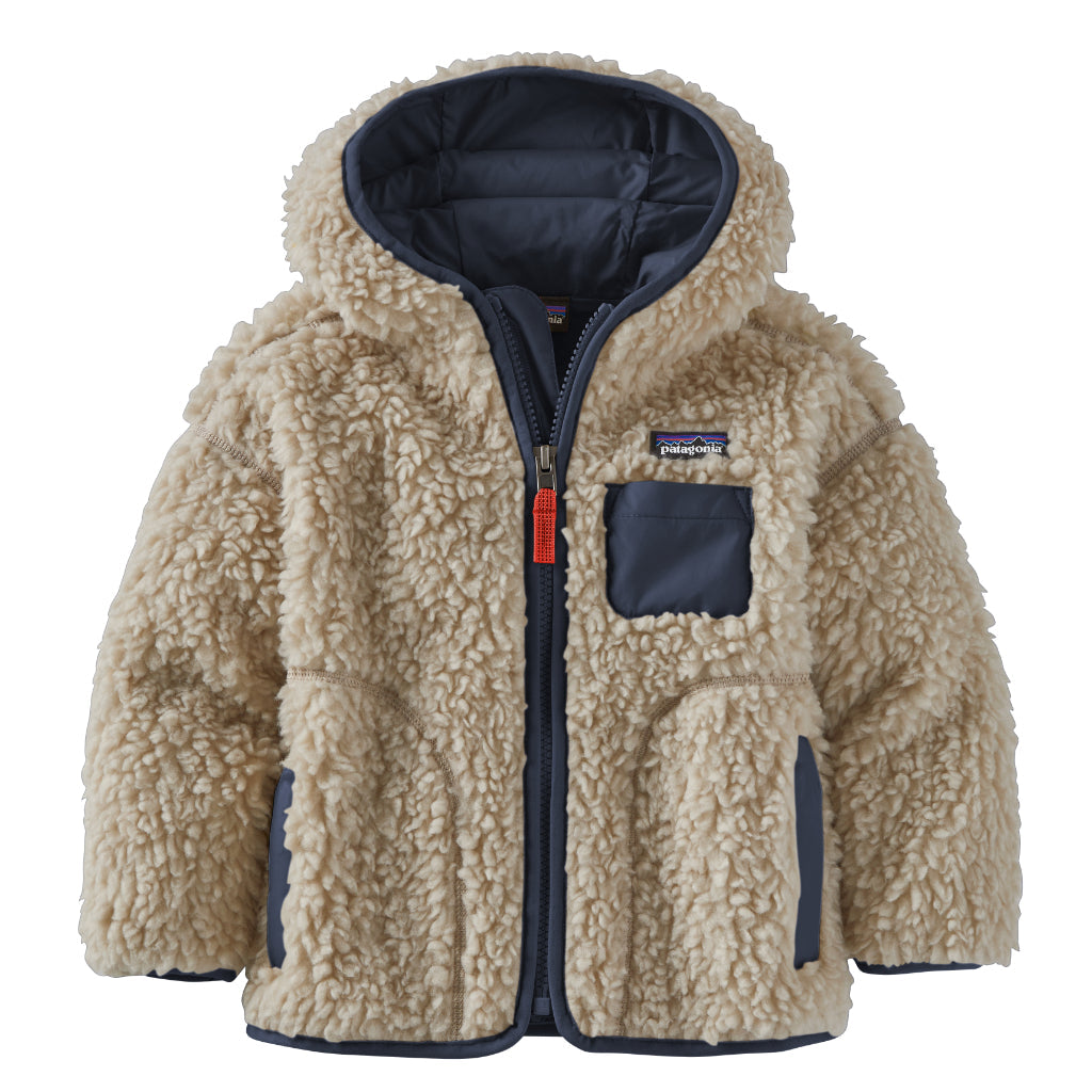 Kids Retro-X Hoody - Natural / New Navy