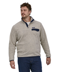 Patagonia Men's Lightweight Synchilla Snap-T Pullover Oatmeal Heather - Booley Galway