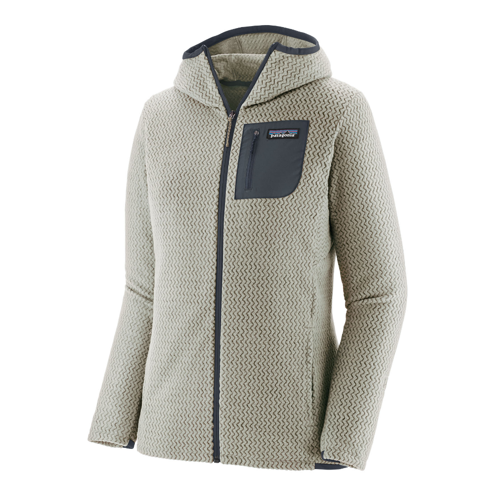 Patagonia Women's R1 Air Full-Zip Hoody Wool White - Booley Galway