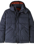 Patagonia Men's Downdrift Jacket Smolder Blue / Burnished Red - Booley Galway