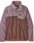 Patagonia Women's Lightweight Synchilla Snap-T Pullover Dulse Mauve - Booley Galway