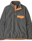 Women's Lightweight Synchilla Snap-T Pullover - Nickel / Vivid Apricot