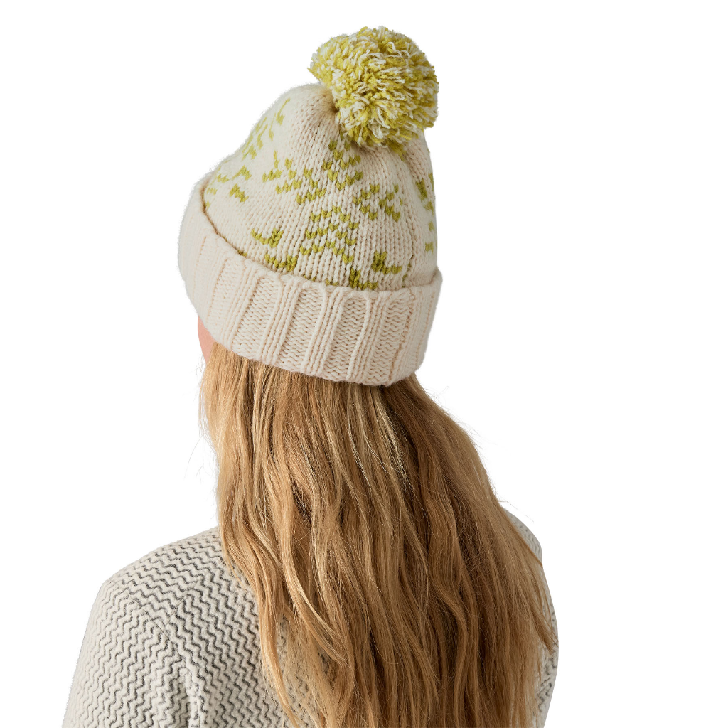 Patagonia Snowbelle Beanie Evergreen Flakes / Birch White - Booley Galway