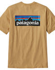 Patagonia Men's P-6 Logo Responsibili-Tee Beeswax Tan - Booley Galway