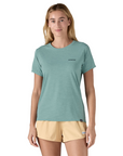 Women's Capilene Cool Daily Graphic S/S - Waters - Boardshort Logo / Thermal Blue X-Dye