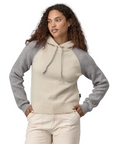Women's Recycled Wool Blend Hooded Pullover - Dyno White
