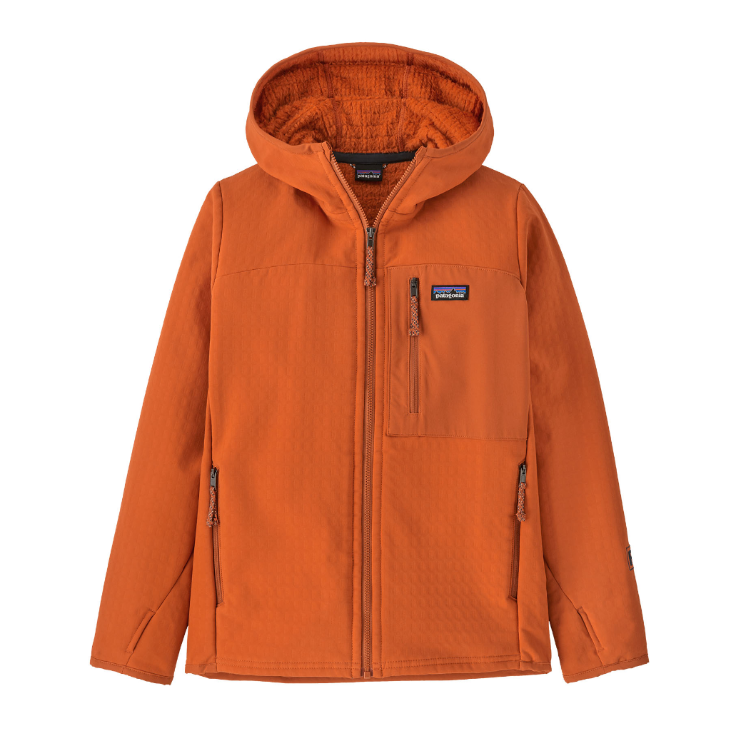 Kids R2 Techface Hoody - Redtail Rust