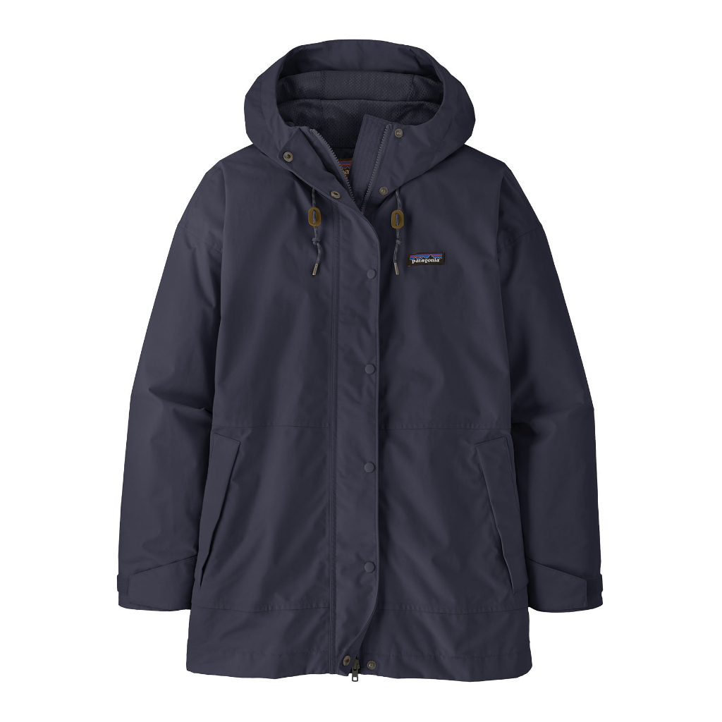 Women's Outdoor Everyday Rain Jacket - Sunken Blue - Sunken Blue