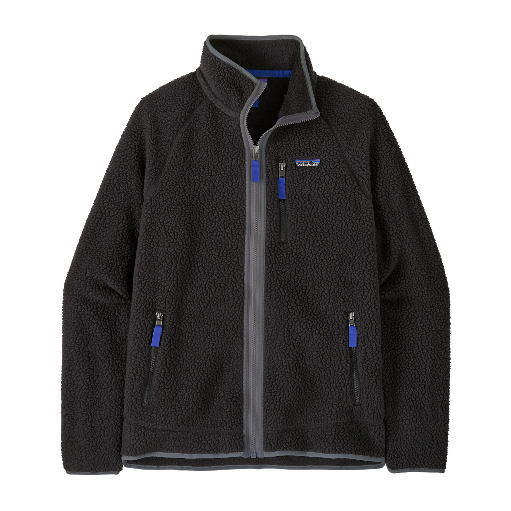 Patagonia Men's Retro Pile Jacket Black / Forge Grey - Booley Galway