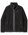 Men's Retro Pile Jacket - Black / Forge Grey