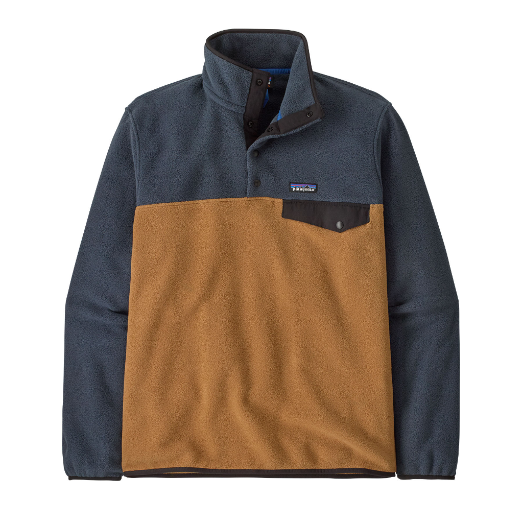 Patagonia Men's Lightweight Synchilla Snap-T Pullover Deer Brown - Booley Galway