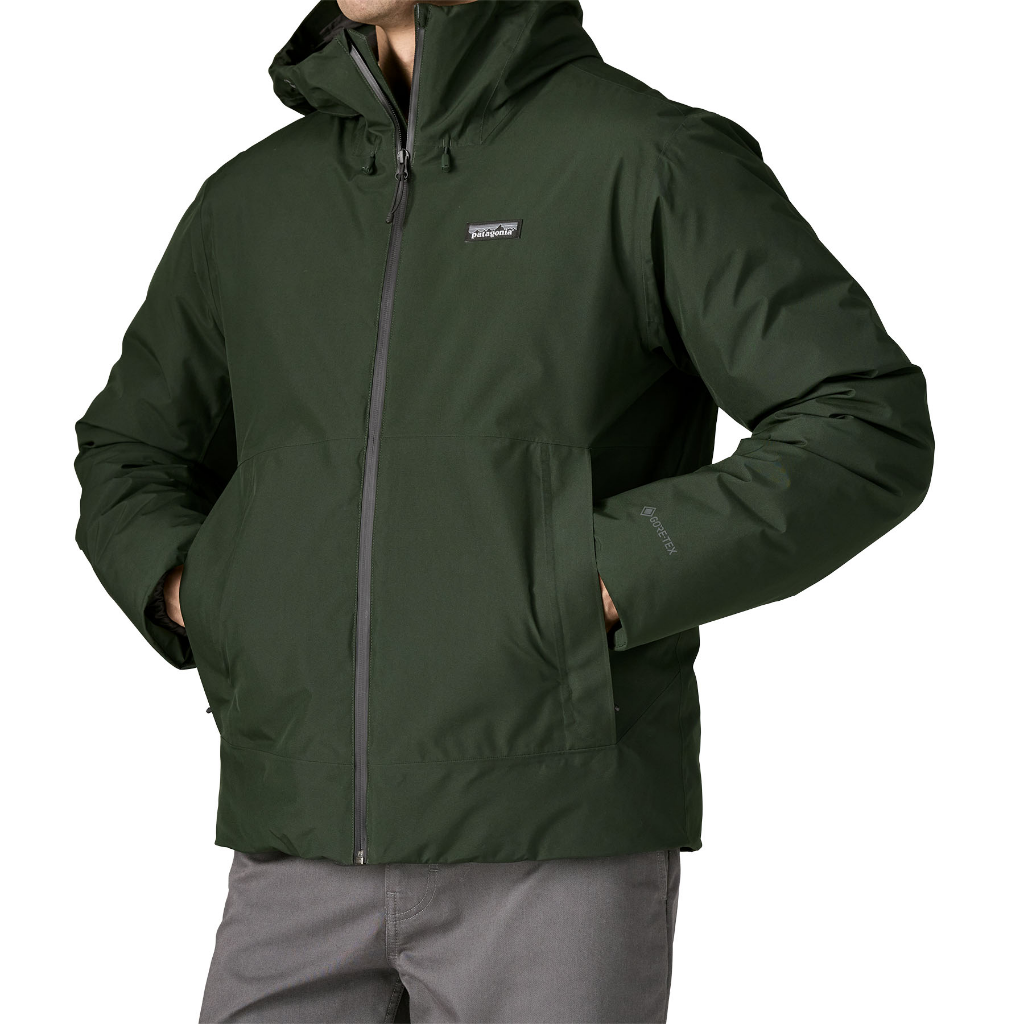 Patagonia Men&#39;s Lightweight Stormshadow Jacket Old Growth Green - Booley Galway