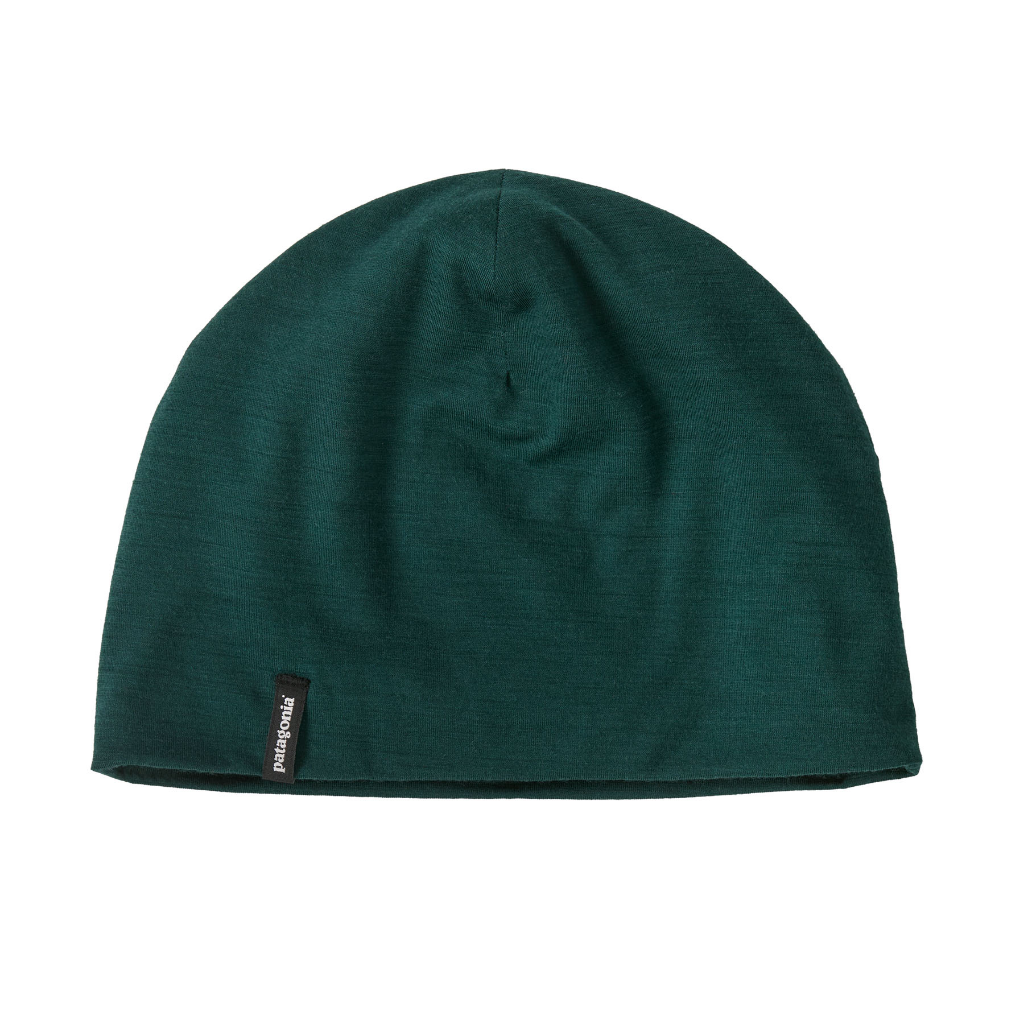 Patagonia Overlook Merino Wool Liner Beanie Cascade Green - Booley Galway