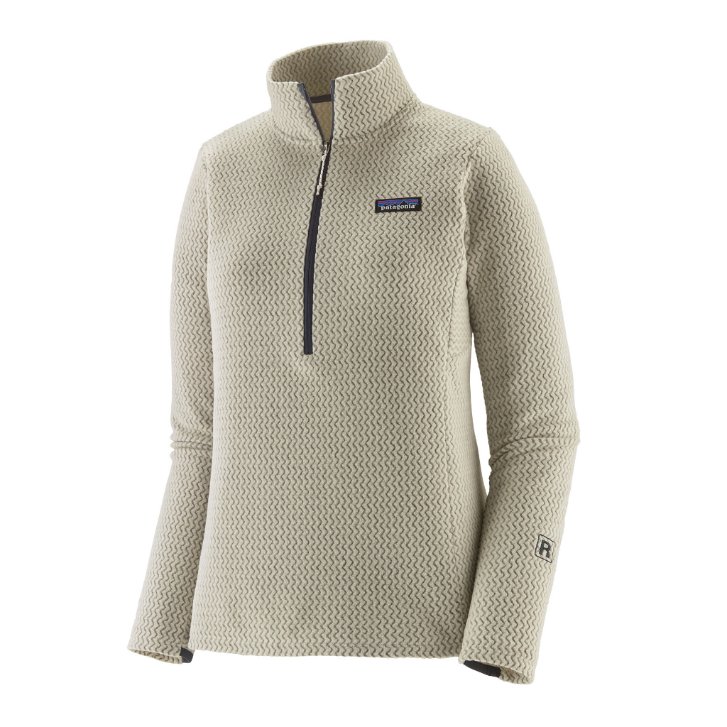 Patagonia Women's R1 Air Zip-Neck Wool White - Booley Galway