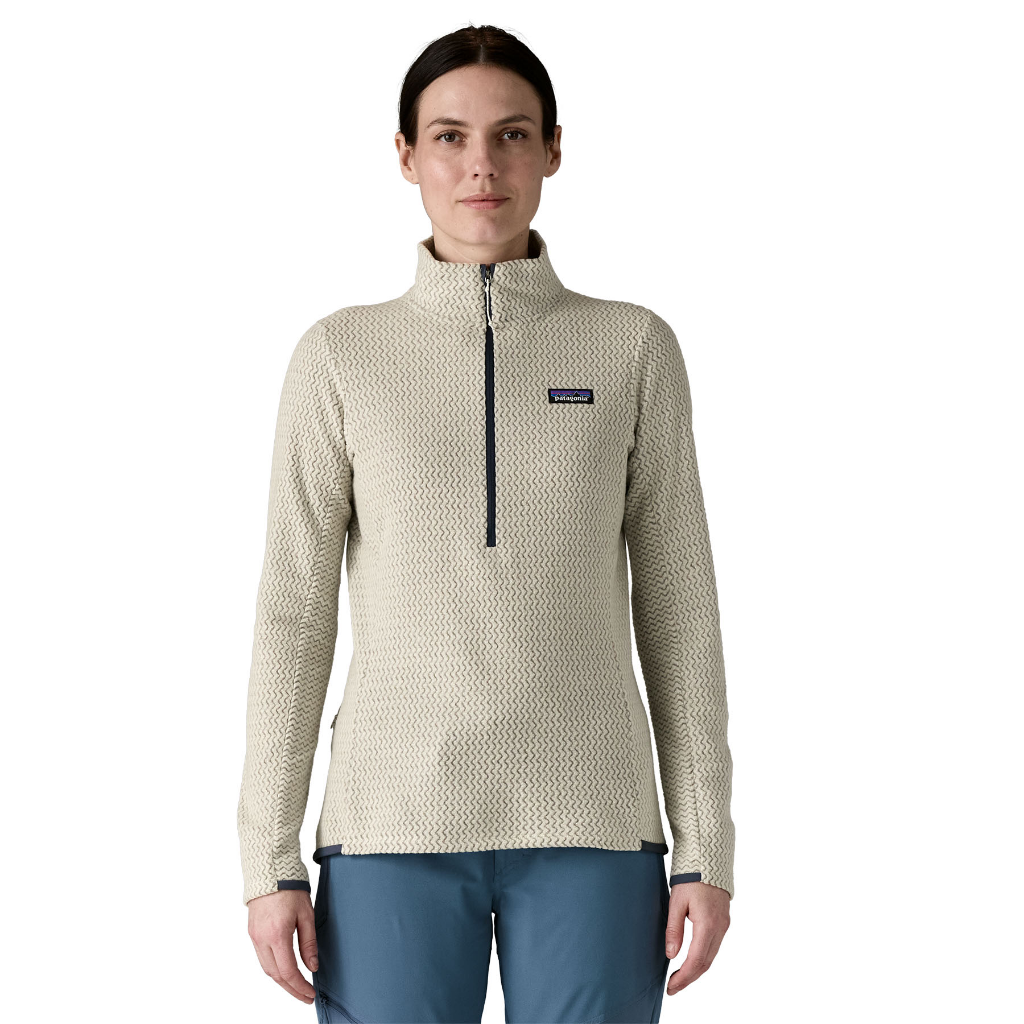 Patagonia Women's R1 Air Zip-Neck Wool White - Booley Galway