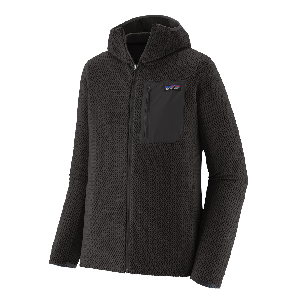Patagonia Men's R1 Air Full-Zip Hoody Black - Booley Galway