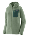 Patagonia Women's R1 Air Full-Zip Hoody Ellwood Green - Booley Galway