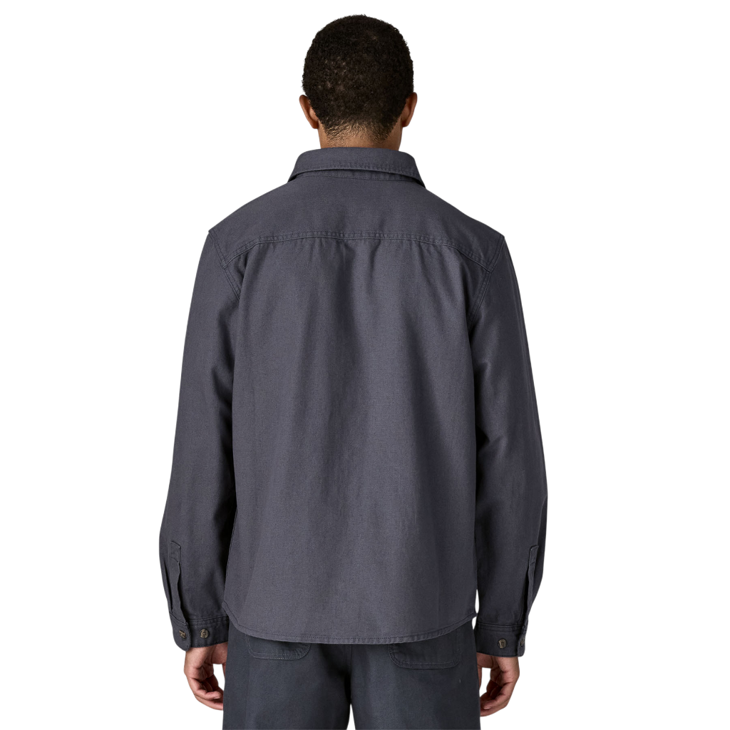 Men's Point Reyes Canvas Shirt-Smolder Blue