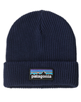 Patagonia Kids Logo Beanie P-6 Logo / New Navy - Booley Galway
