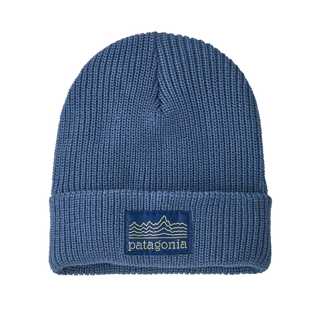 Patagonia Kids Logo Beanie Strata Stencil / Barnacle Blue - Booley Galway