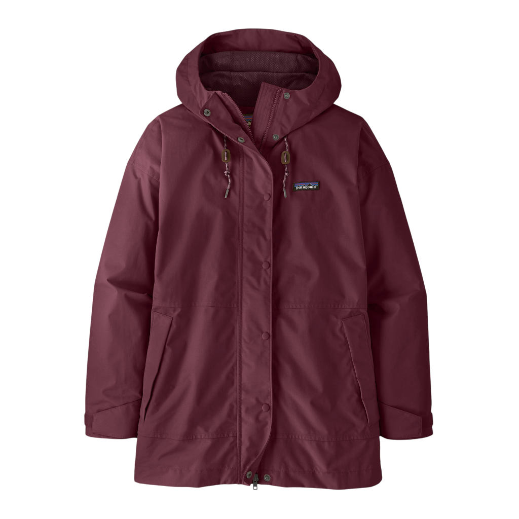 Women's Outdoor Everyday Rain Jacket - Berry Fig