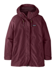 Women's Outdoor Everyday Rain Jacket - Berry Fig