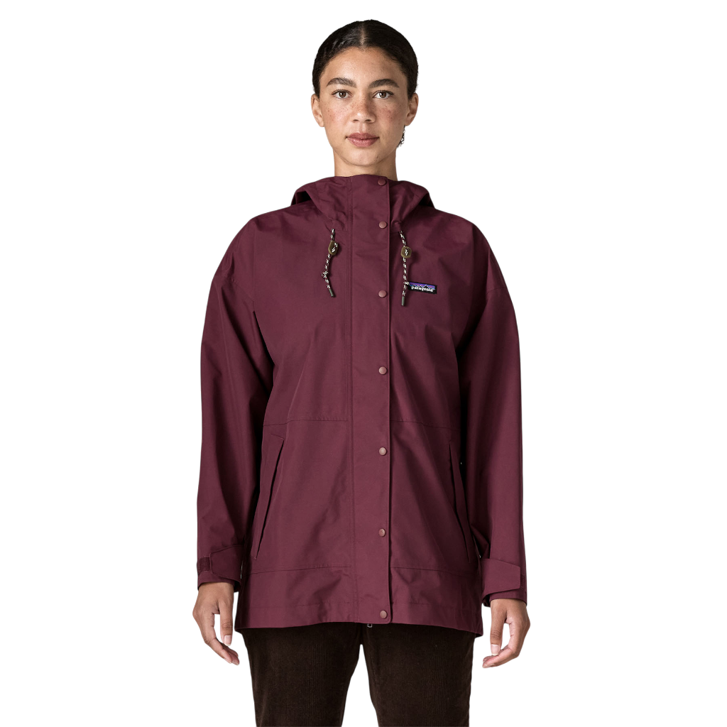 Women's Outdoor Everyday Rain Jacket - Berry Fig