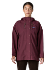 Women's Outdoor Everyday Rain Jacket - Berry Fig