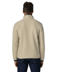 Men's Retro Pile Fleece Patch Jacket - Pelican