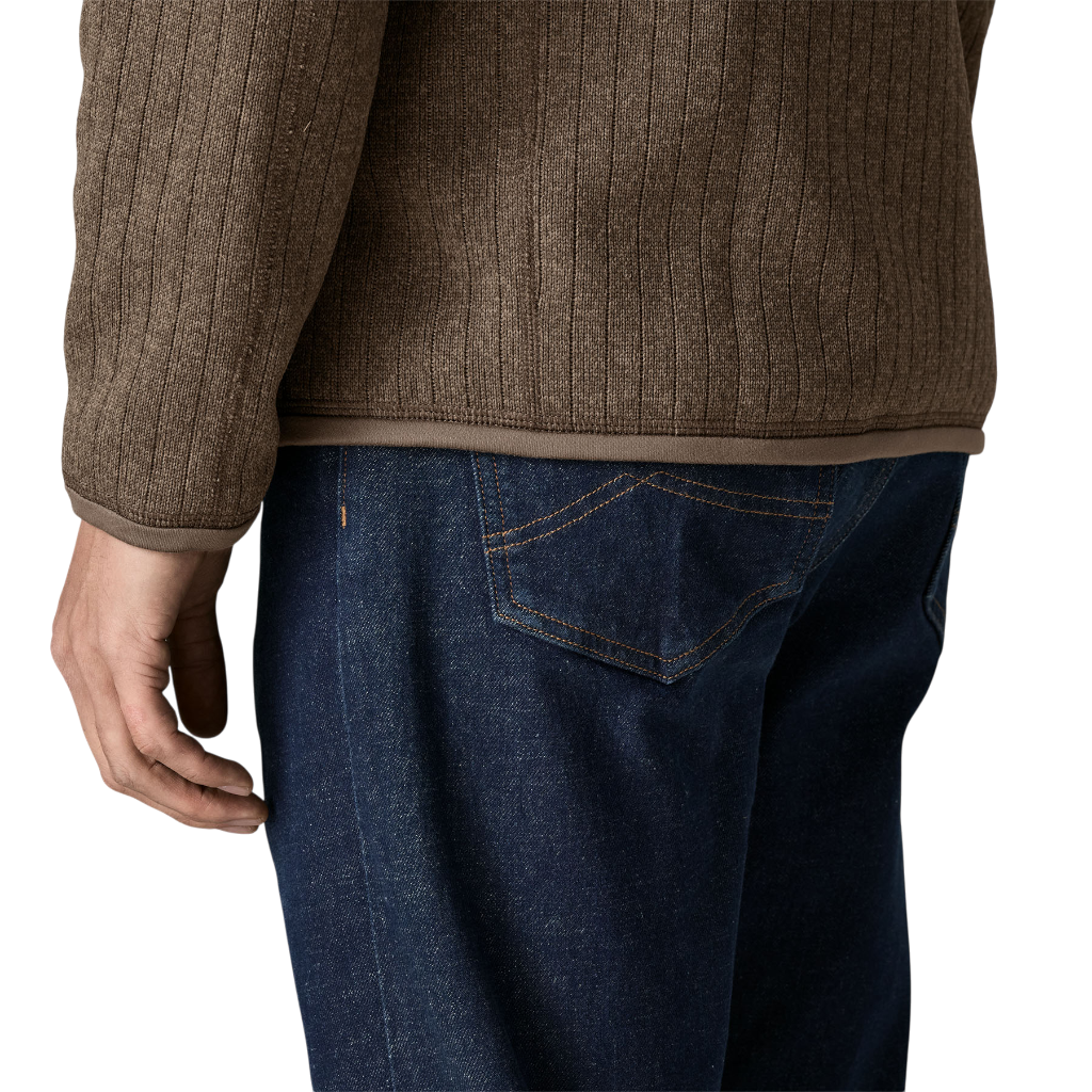 Men's Better Sweater Jacket - Marlow Brown Rib Knit